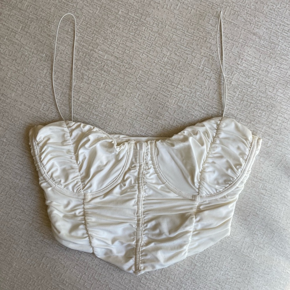 Meshki Cream Bustier